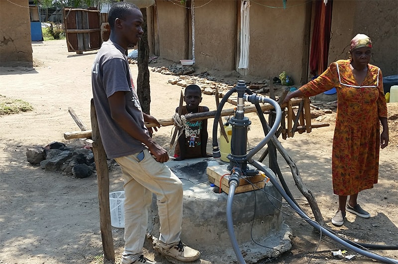 Impact Pump water pump installed in a customer's well